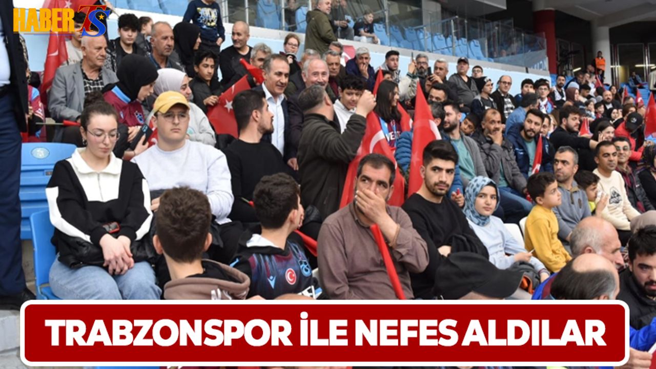 Depremzedeler Trabzonspor İle Nefes Aldı