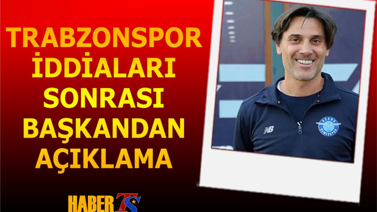 Vincenzo Montella'nın Trabzonspor İddiaları Sonrası Açıklama