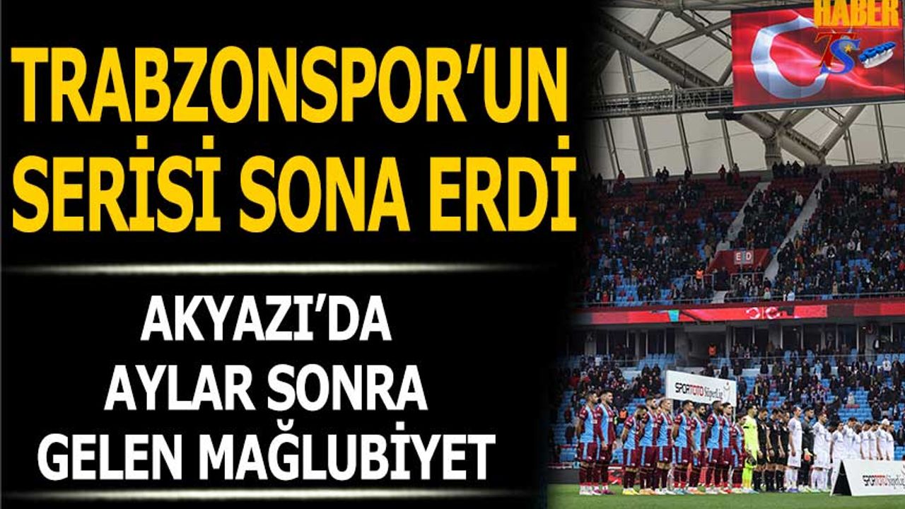 Trabzonspor'un Evindeki Yenilmeme Serisi Son Buldu