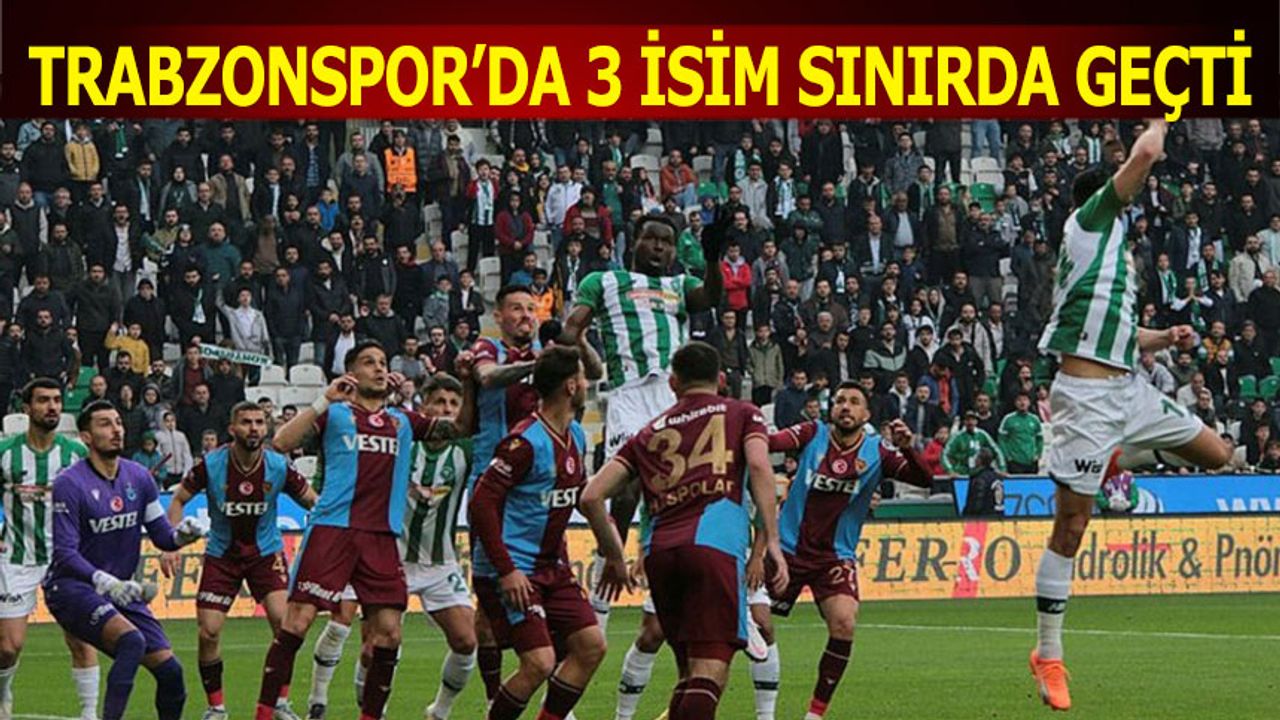 Trabzonspor'un 3 Futbolcusu Sınırda Geçti
