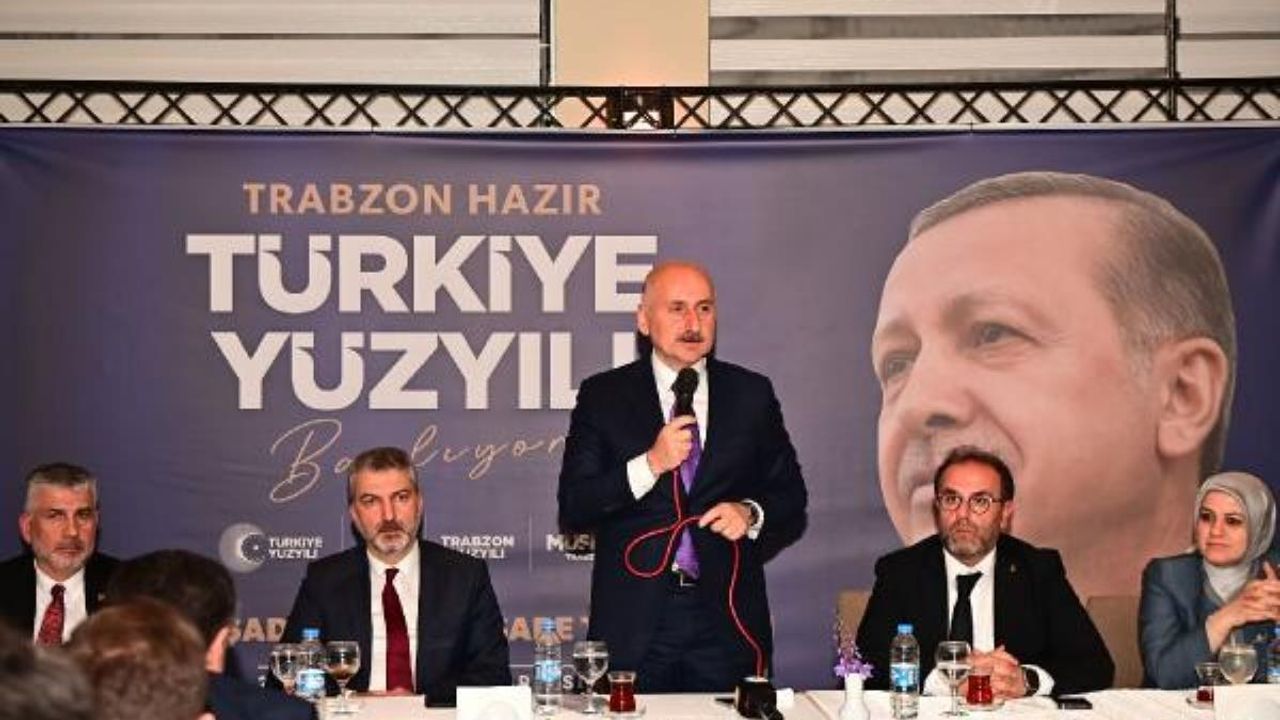 Adil Karaismailoğlu, MÜSİAD Trabzon Şubesi'nde konuştu