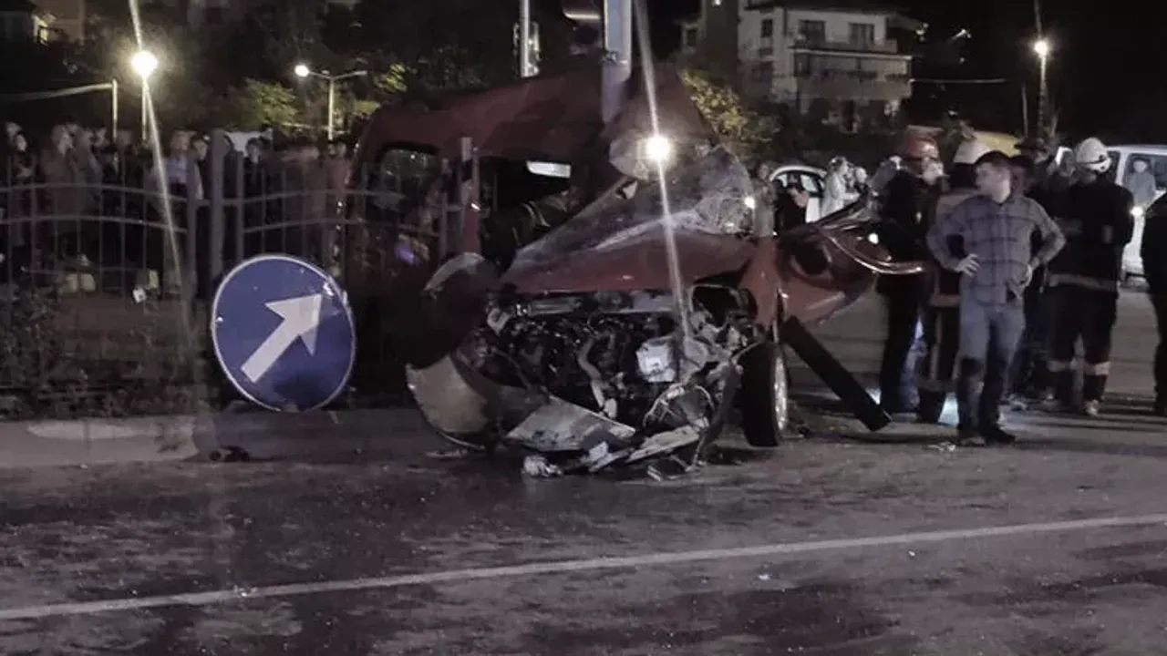 Trabzon Araklı’da trafik kazası: 1 ölü, 1 yaralı!