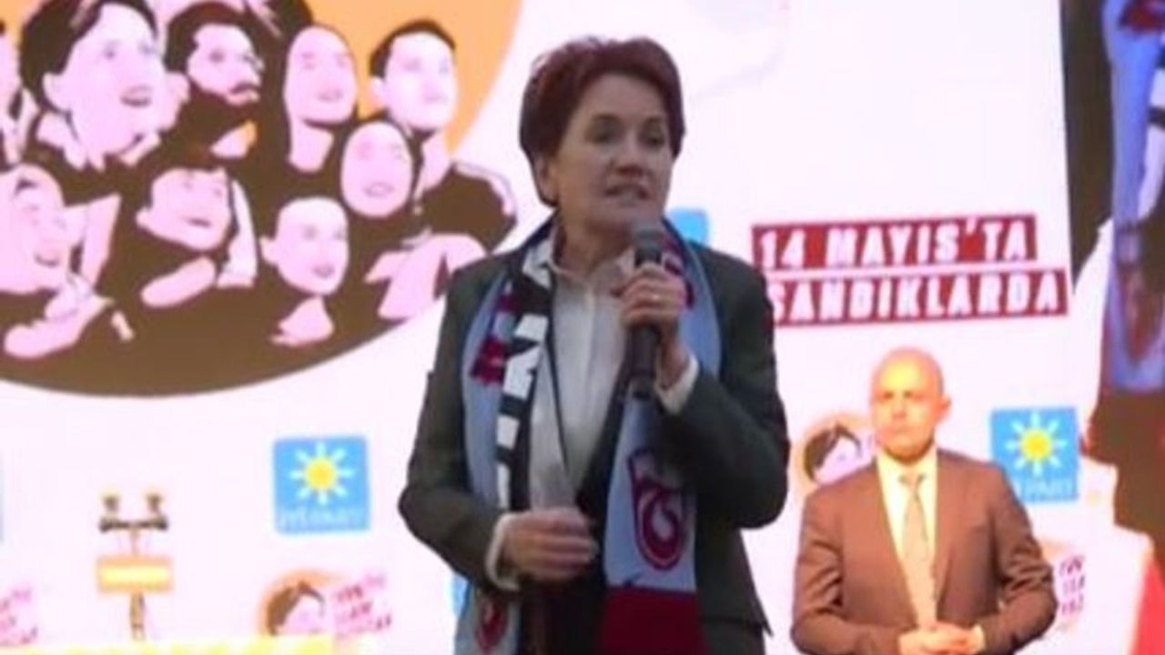 İYİ Parti Genel Başkanı Meral Akşener Trabzon'da konuştu