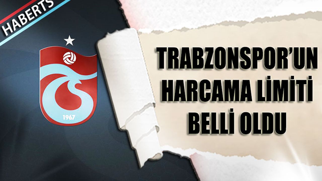 TFF Trabzonspor'un Harcama Limitini Açıkladı