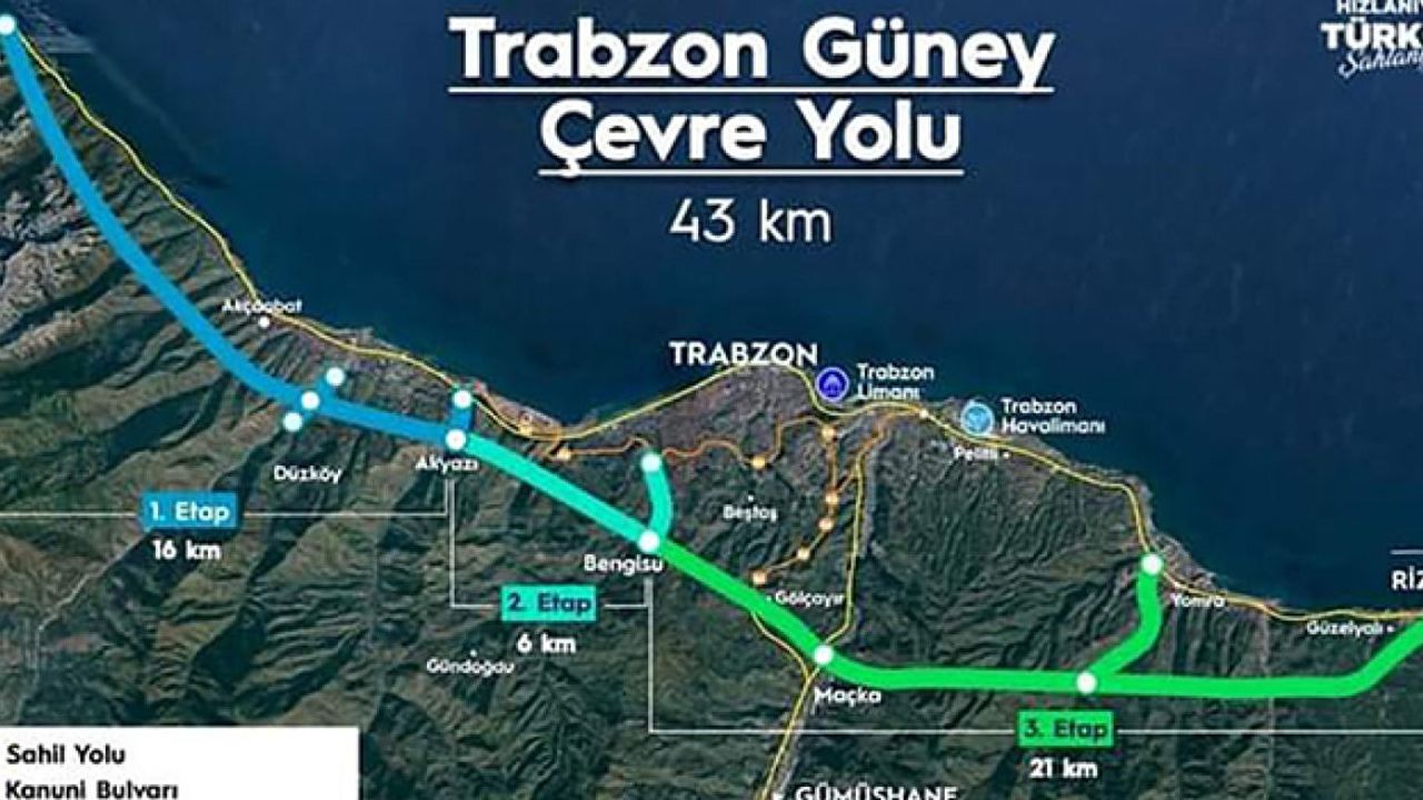 Trabzon'a Güney Çevre Yolu Müjdesi