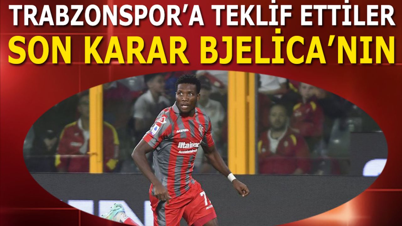 Trabzonspor'a Önerdiler! Son Karar Bjelica'nın