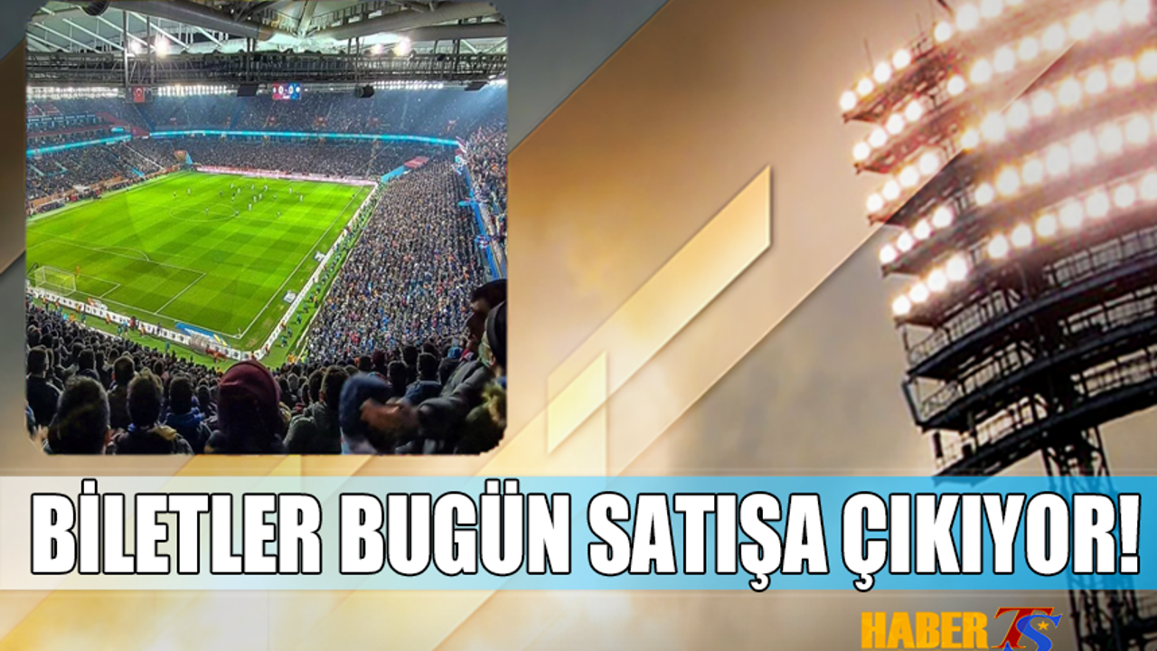 Trabzonspor - Pendikspor Maçı Biletleri Satışa Çıkıyor