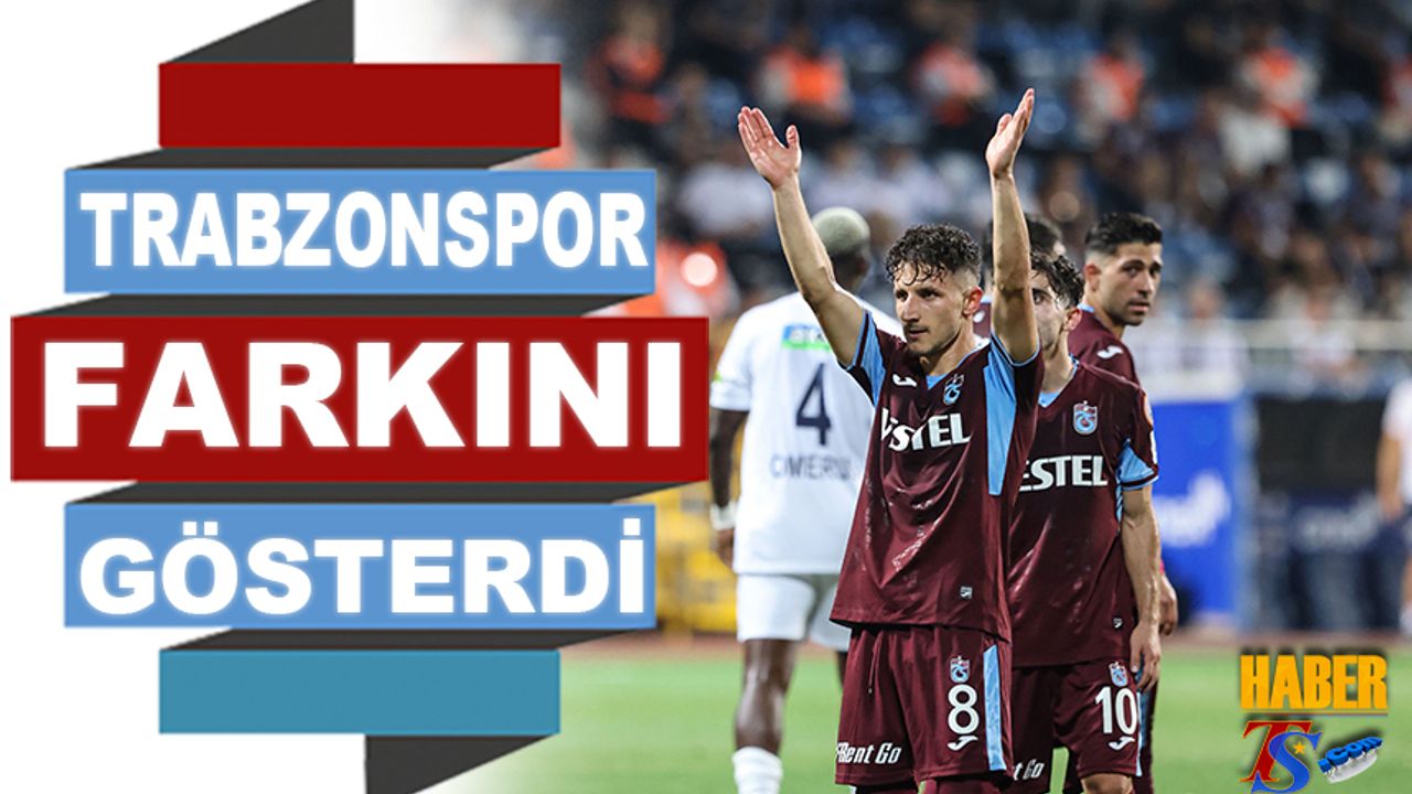 Trabzonspor Kasımpaşa Karşısında Farkını Gösterdi