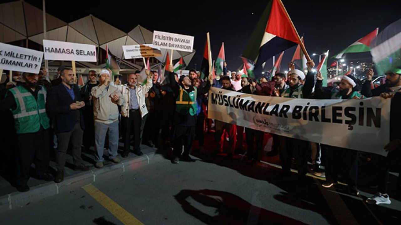 Trabzon'da Filistin'e büyük destek gösterisi