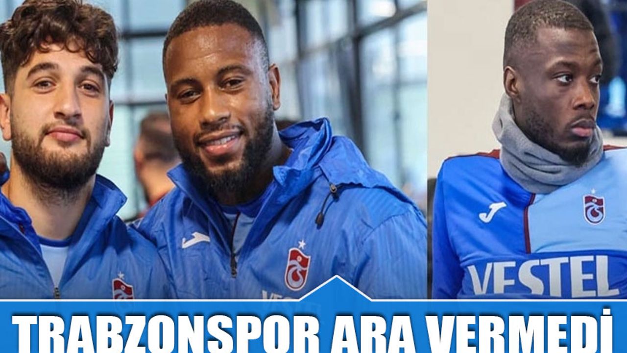 Trabzonspor Ara Vermeden Sivasspor Maçı Hazırlıklarına Devam Ediyor