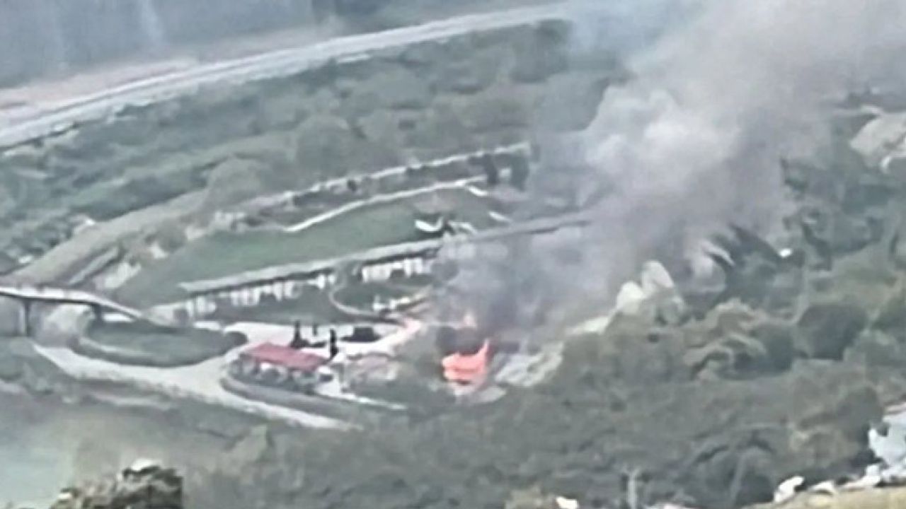 Trabzon Sera Gölü'ndeki tesiste yangın!