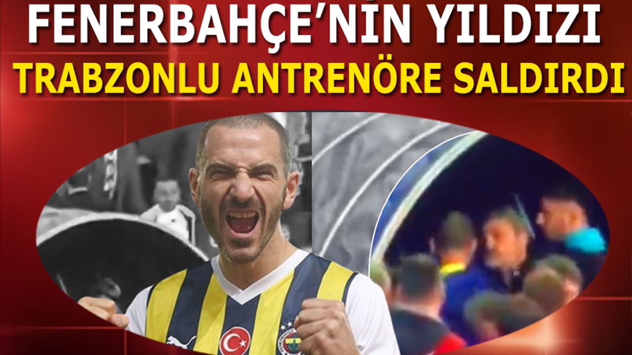 Bonucci Devre Arasında Trabzonlu Antrenöre Saldırdı