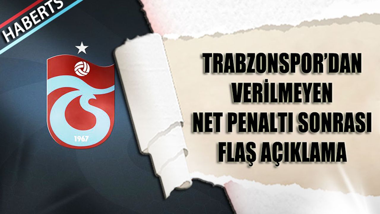 Trabzonspor’dan MHK’ye Sert Tepki: “Sıfırı Tüketmiştir!”
