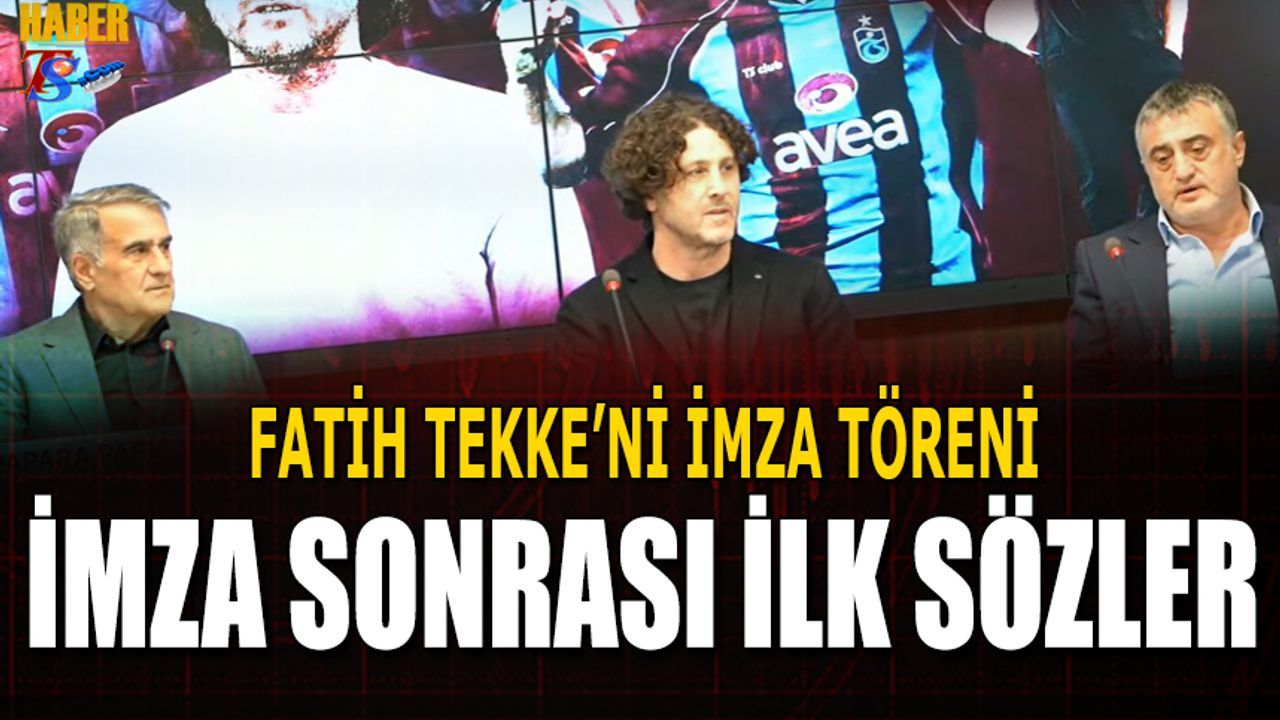 Trabzonspor Teknik Direktörü Fatih Tekke Basın Mensuplarıyla Buluştu
