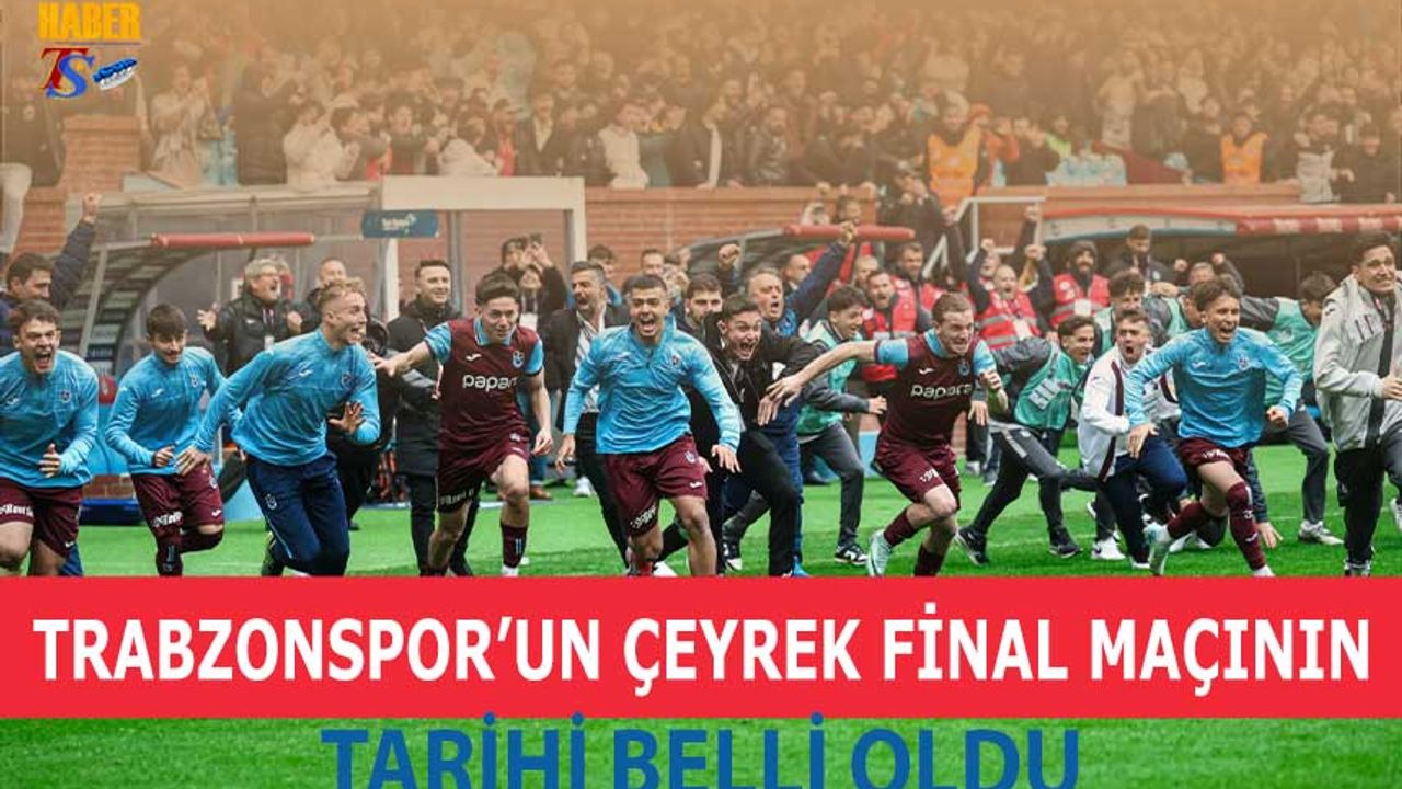 Trabzonspor U19, UEFA Gençlik Ligi'nde Çeyrek Final Maçının Tarihi Belli Oldu