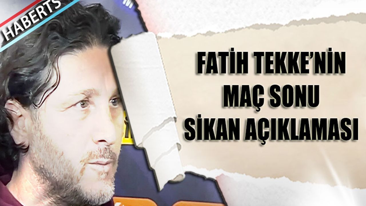 Fatih Tekke: “Folcarelli’yi Kaybettik, Göztepe Maçı Zor Gözüküyor”