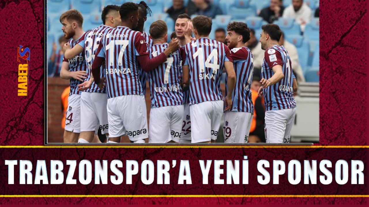 Trabzonspor'da Yeni Sponsor Belli Oldu