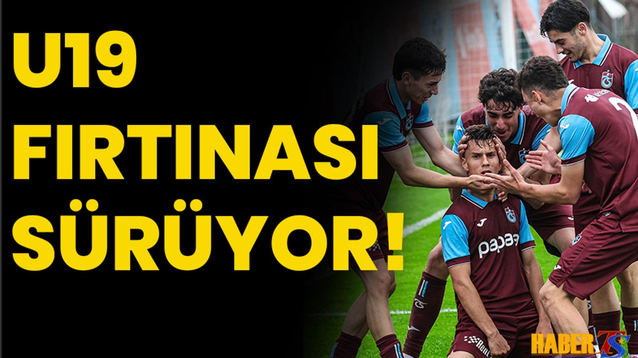 Trabzonspor U19 Son Nefeste Kazandı! 2-1