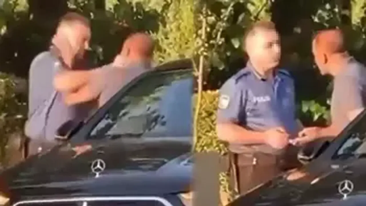 Denizli'de polis memuru ile sürücü arasında trafik kazası sonrası çıkan arbede - Trabzon Haber