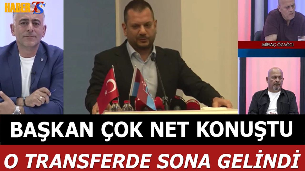 Başkan Ertuğrul Doğan Canlı Yayında Transfer Sorularını Cevapladı