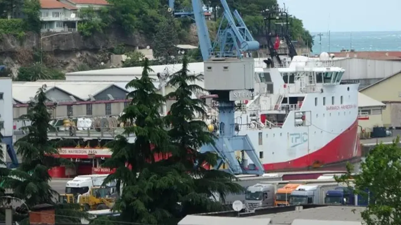 Barbaros Hayreddin Paşa Sismik Araştırma Gemisi 7 Ay Sonra Yeniden Trabzon'da