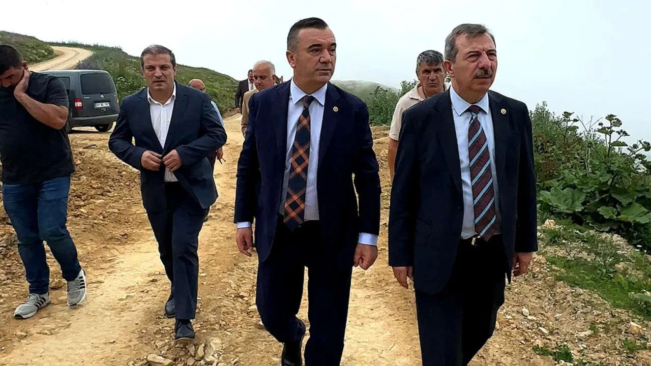 İYİ Parti Heyetinden Araklı’da Maden Sahası ve Atık Tesisi İncelemesi
