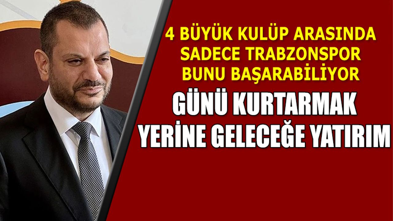 Trabzonspor Yönetimi Borç Yönetiminde Öne Çıkıyor