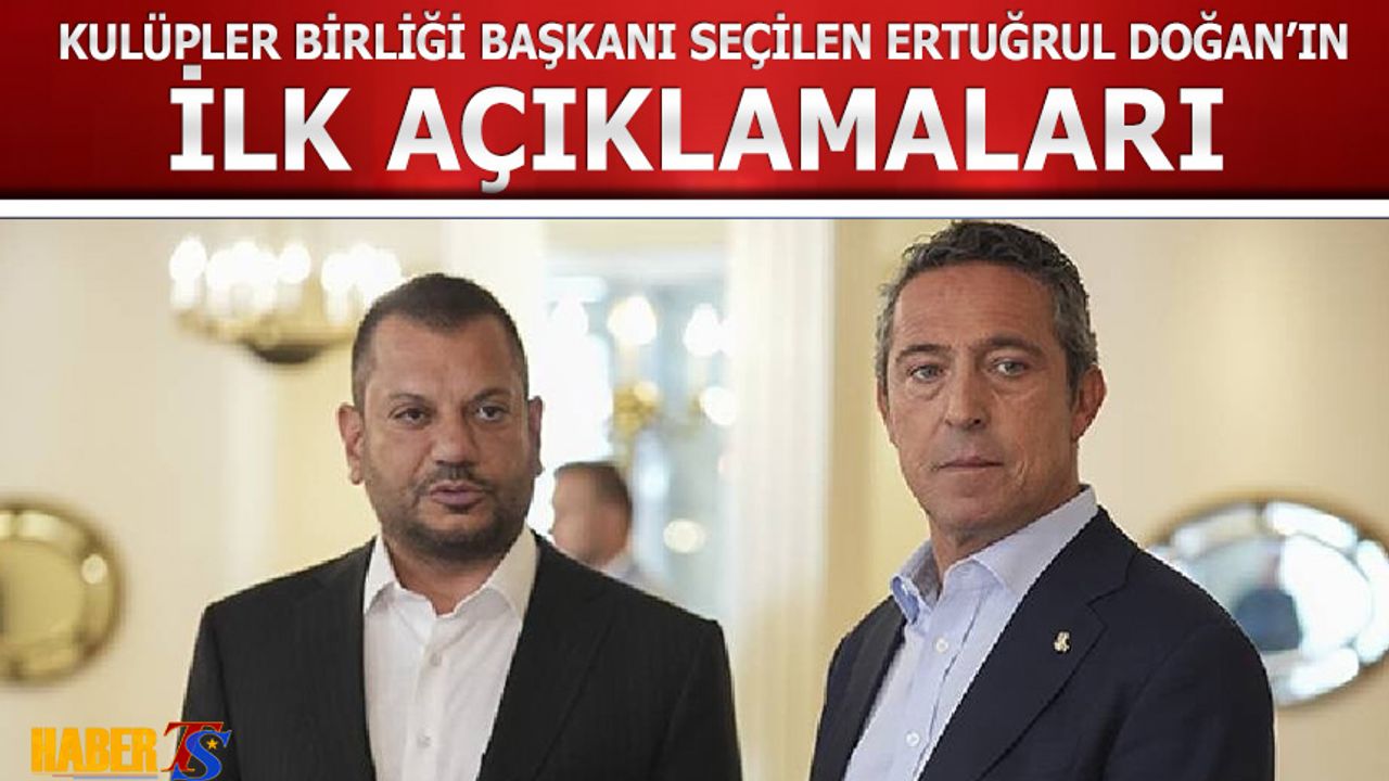 Ertuğrul Doğan, Kulüpler Birliği Vakfı'nın Yeni Başkanı Oldu