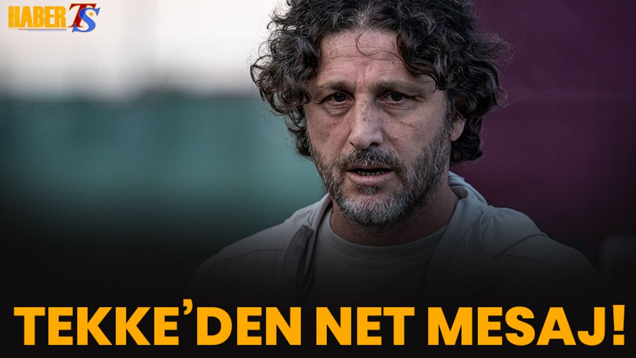 Fatih Tekke'den Futbolculara Net Mesaj!