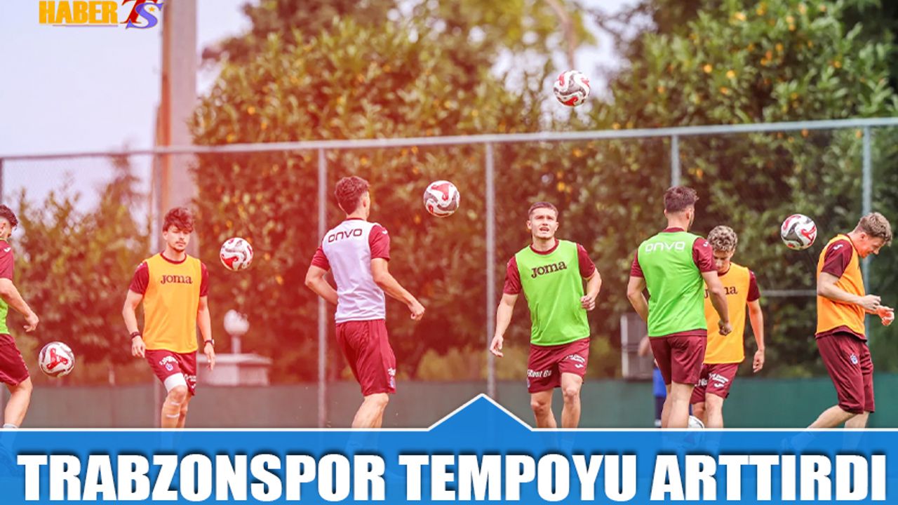 Trabzonspor’da Tempo Yükseldi: Sabah Antrenmanı Tamamlandı