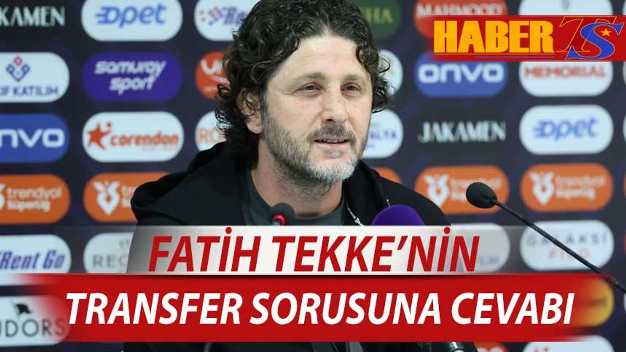 Fatih Tekke’den Transfer Yanıtı: ❝Ben Sahici Bir Adamım❞
