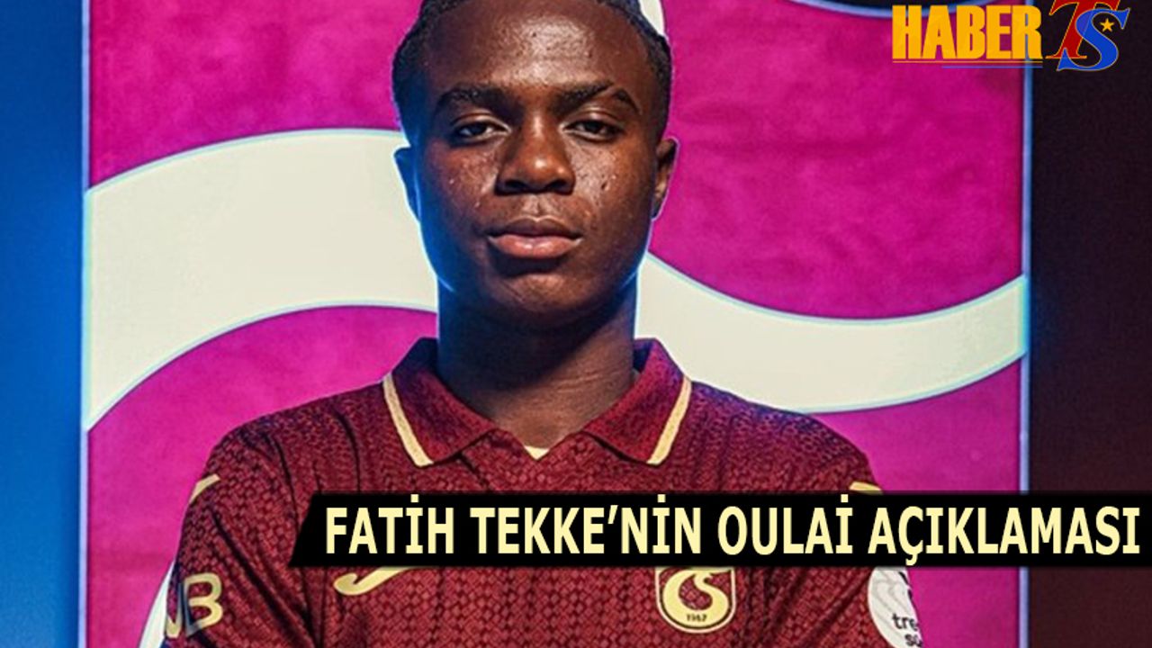 Trabzonspor'da Oulai İlk Cezasını Çekti: Fatih Tekke'den Uyum Süreci Açıklaması