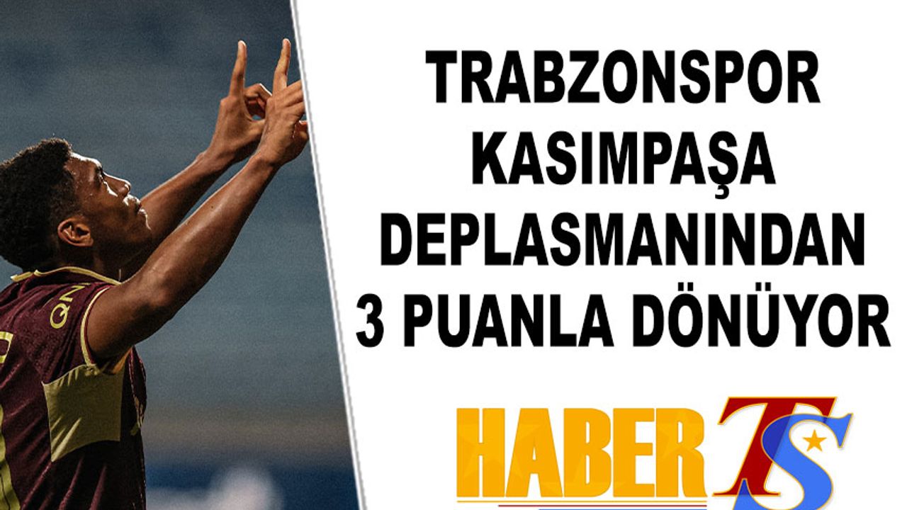 Trabzonspor'a 3 Puanı Augusto'nun Golü Getirdi