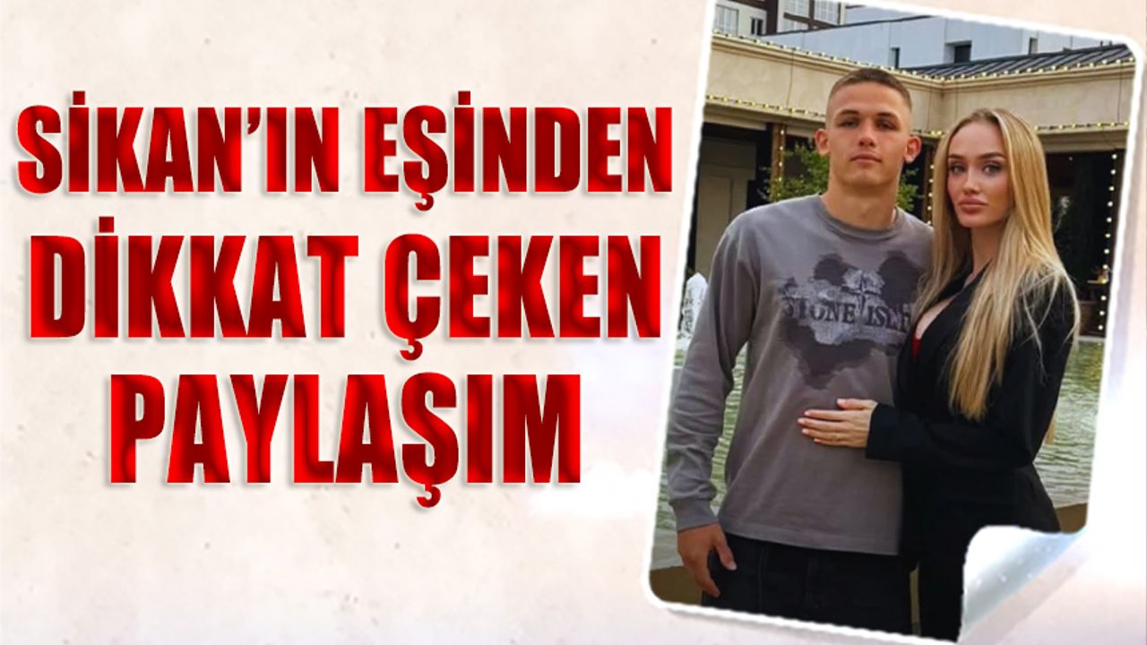 Sikan'ın Eşinden Trabzonspor Paylaşımı