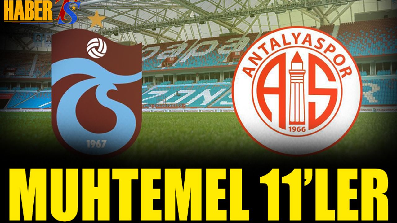 Trabzonspor, Antalyaspor Karşısında Seriyi Sürdürmek İstiyor