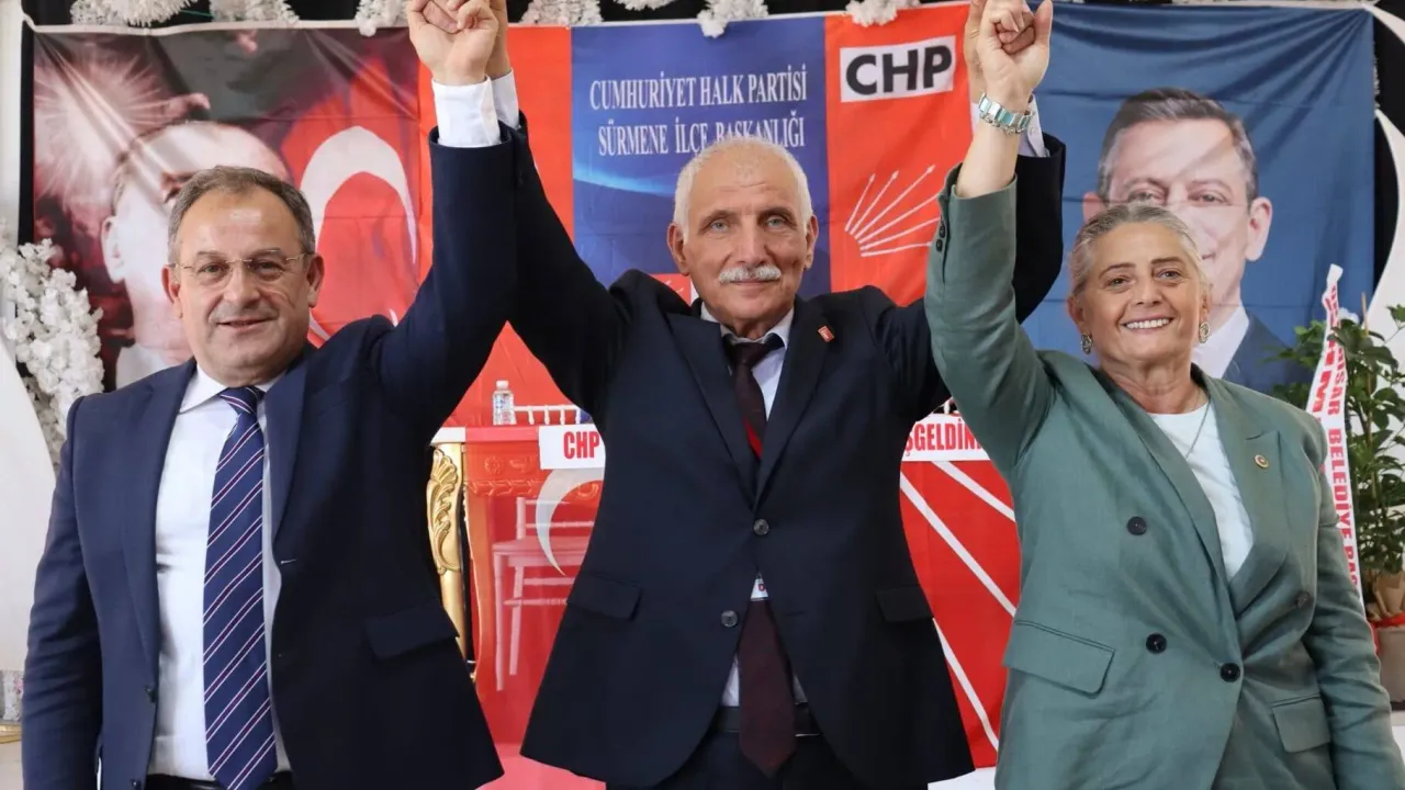 CHP Sürmene’de Durgun Yeniden Başkan