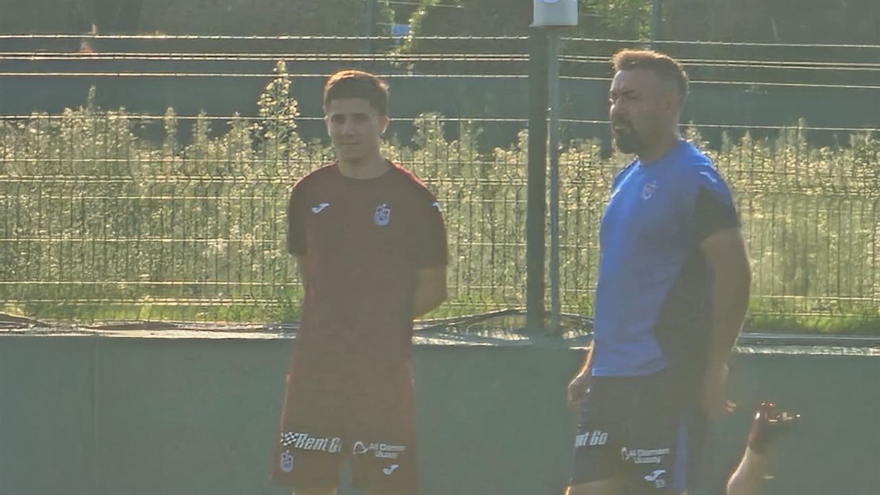 Trabzonspor’un Yeni Transferi Bouchouari İlk Antrenmanına Çıktı