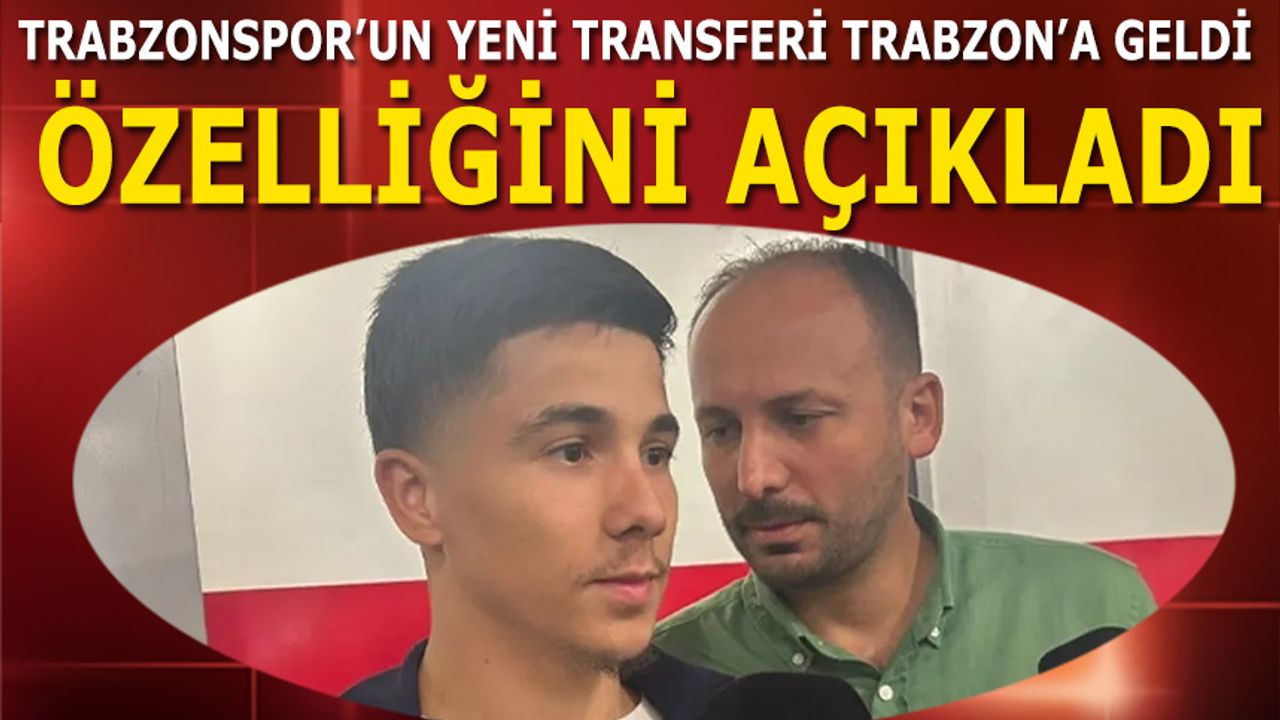 Benjamin Bouchouari Trabzon’da İlk Açıklamalarını Yaptı