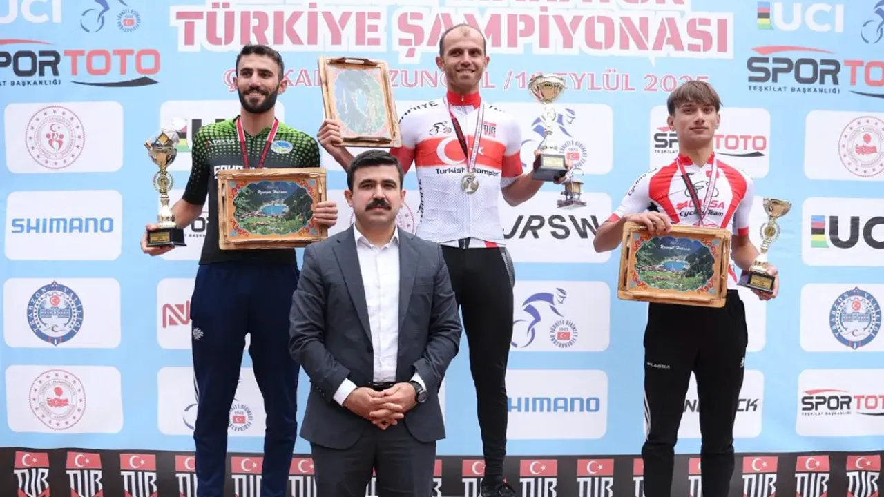 Bisiklet Türkiye Şampiyonası Uzungöl'de Yapıldı