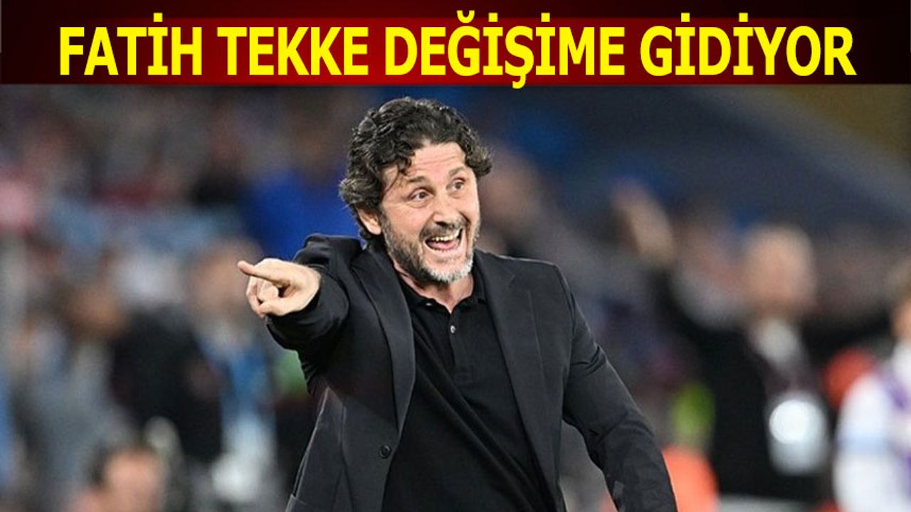 Tekke’den Değişim Mesajı: Oyun Planında Revizyon Yolda