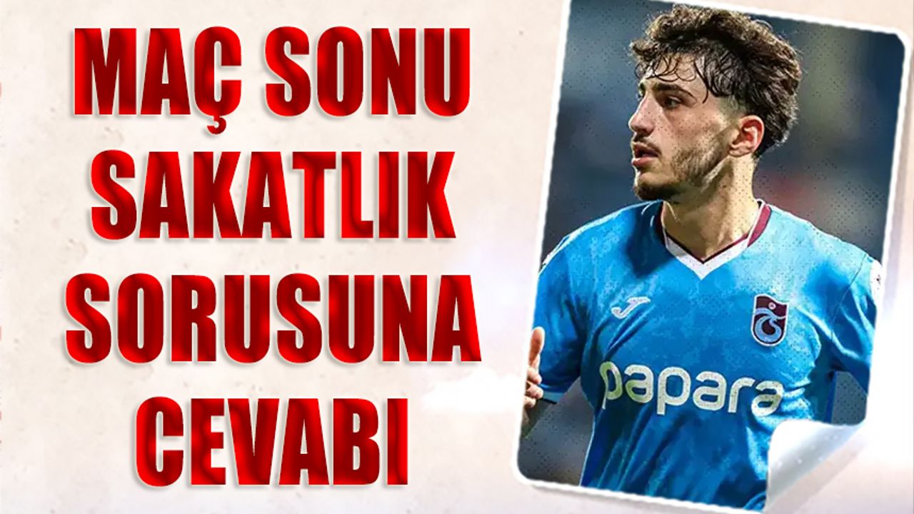 Cihan Çanak'ın Maç Sonu Sakatlık Sorusuna Cevabı