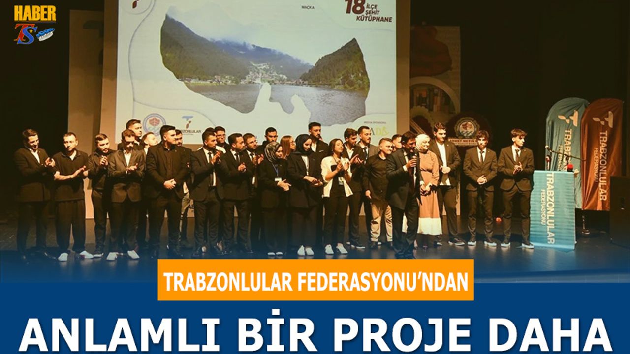 Trabzon’un 18 İlçesinde Şehitlerin Adını Taşıyan Kütüphaneler Açıldı