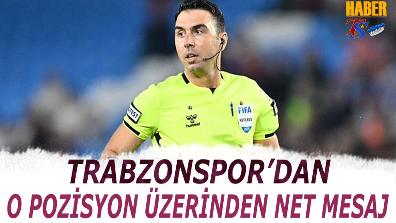 Trabzonspor’dan Hakem Arda Kardeşler’e Tepki