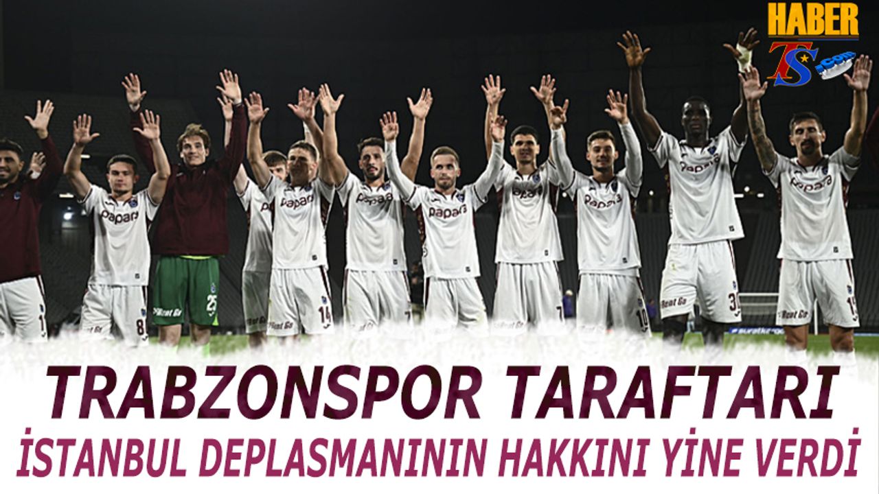 Trabzonsporlu Taraftarlardan Olimpiyat Stadı’nda Takıma Tam Destek