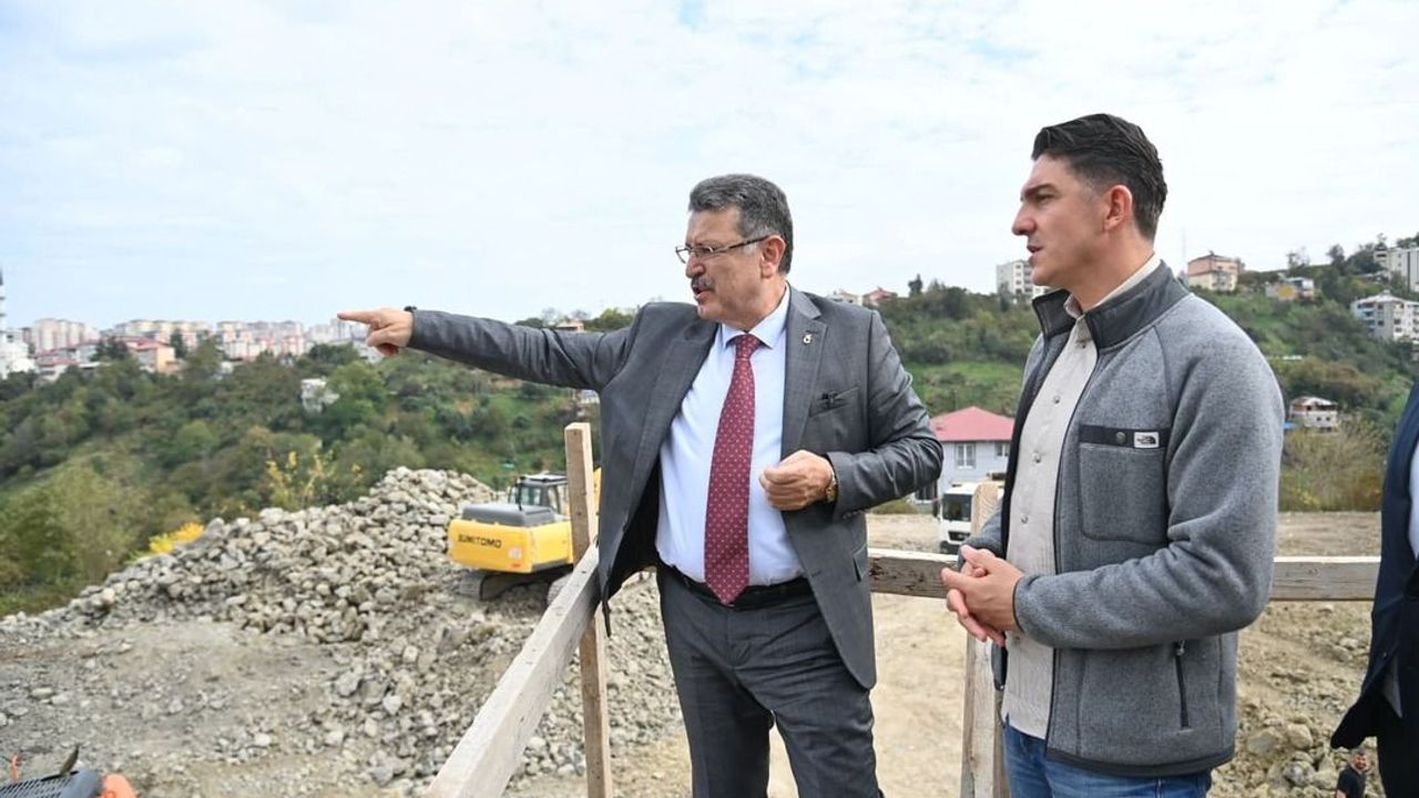 Trabzon Çamoba’da Altyapı ve Yol Hamlesi Başlıyor