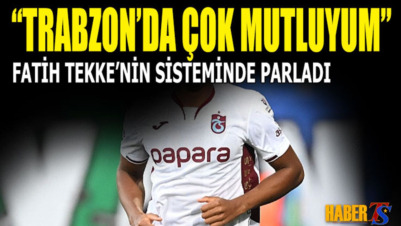 Genç Yıldız Fatih Tekke'nin Sisteminde Parladı
