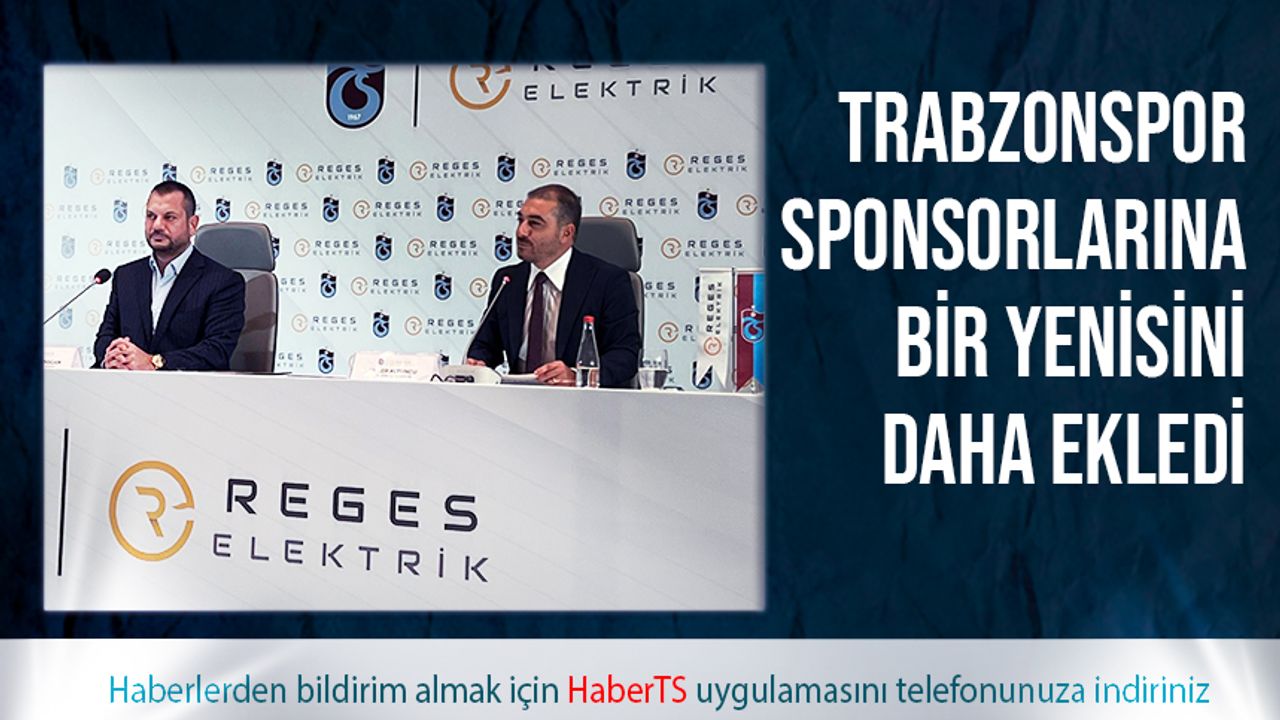 Trabzonspor Sponsorlarına Bir Yenisini Daha Ekledi