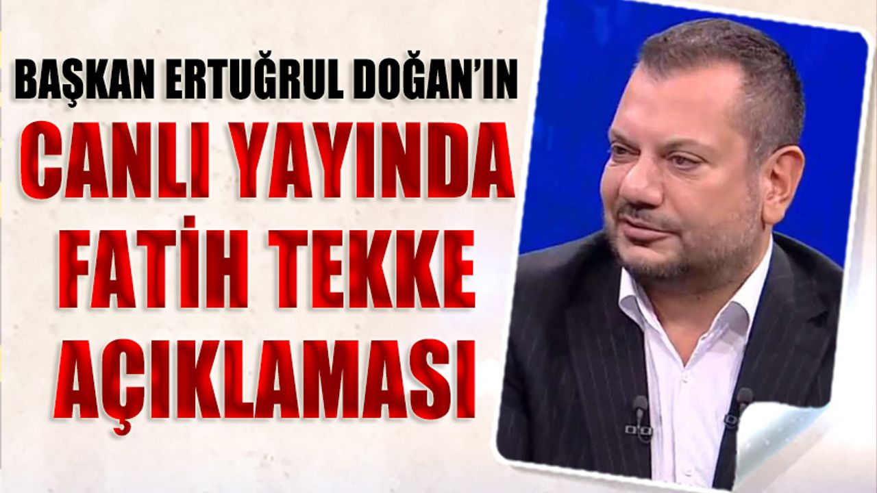 Başkan Doğan’dan Fatih Tekke’ye Övgü