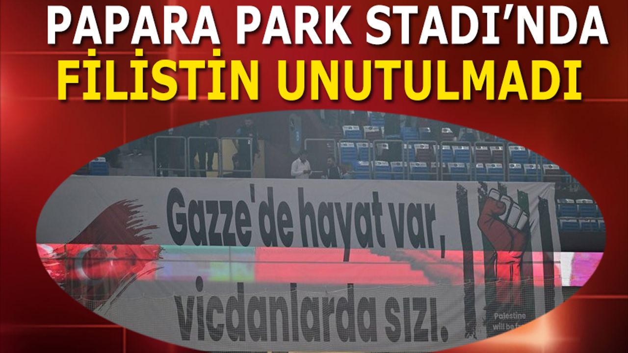 Trabzonspor’dan Filistin’e Destek Mesajı