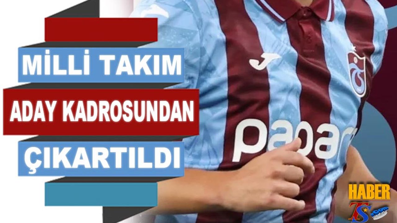 Trabzonspor'un Genç Yeteneği Ümit Milli Takım kadrosundan çıkarıldı